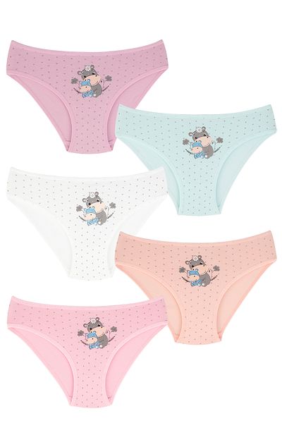 DOMİKİDS Chiloți din bumbac pentru fete DomiKids Pachet 5 75250