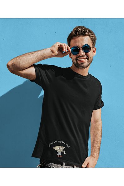 SM Satranç Medya Μπλουζάκι Unisex με σχέδιο Dobby - Ο Dobby είναι ένας ελεύθερος ξωτικός