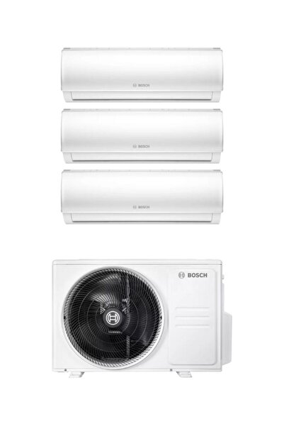 Bosch A++ 36000 Btu 1 Dış + 3 İç Ünite (2x12000 + 24000 Btu) Multi Inverter Klima