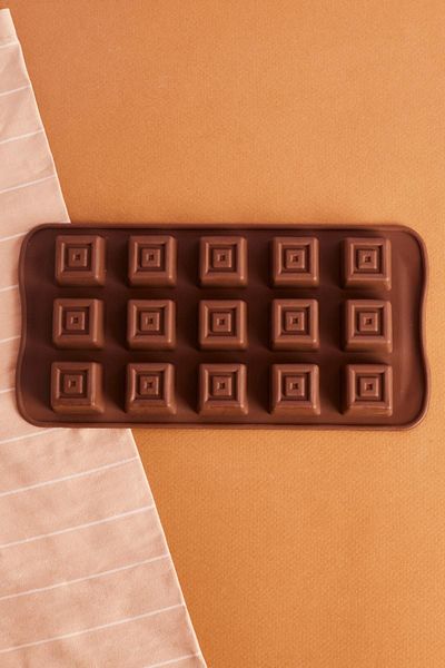 Perotti Silicone Chocolate Mold Ice Box Square Ice Mold Practical 21x10 Cm