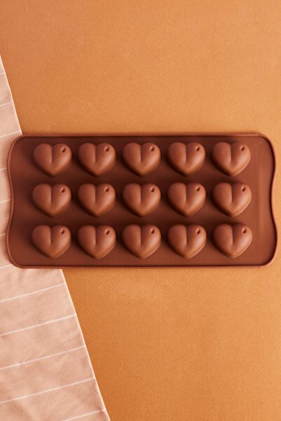 Perotti Silicone Chocolate Mold Icebox Heart Ice Mold Practical 21x10 Cm