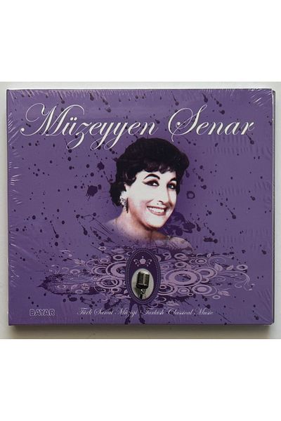 Plakevi İzmir Müzeyyen Senar Turkish Art Music Cd (Zero Original Period Edition Cd in Gelatin)
