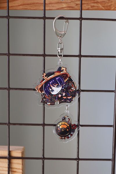 Akumastik سلسلة مفاتيح جينشين إمباكت سكاراموش على شكل حقيبة - أنمي