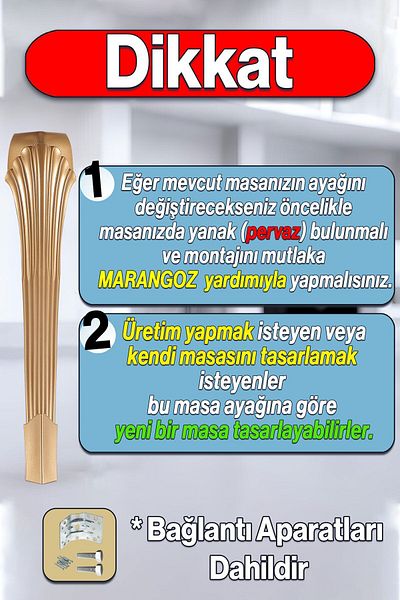 Badem10 4 Bucăți Stâlp Masă Dresuar Picior 77 Cm Picior Plastic Aur Aur Bucătărie Masa Sufragerie Mobilier Picioare