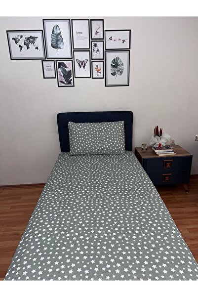 Touch ملاءة سرير مفردة مطاطية ومبطنة