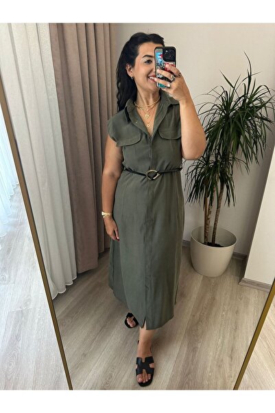 HERAVEGA BOUTİQUE KEMER DETAYLI ELBİSE