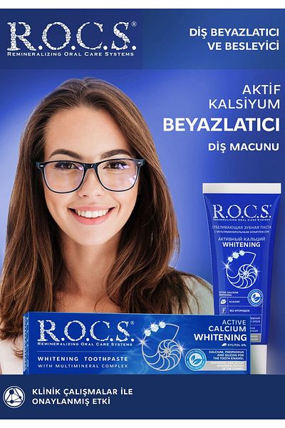 R.O.C.S. Active Calcium Whitening Toothpaste – 94g