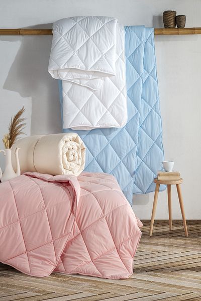 Altınbaşak Ranforce Single Pink Silicone Quilt