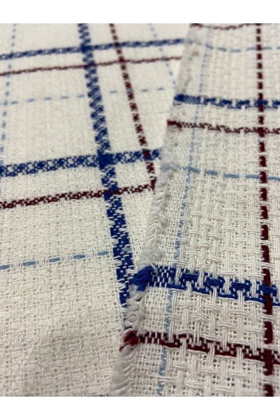 Kumaş sever Ekose Desenli Özel Tasarım Şanel Kumaş Örğü Tasarım