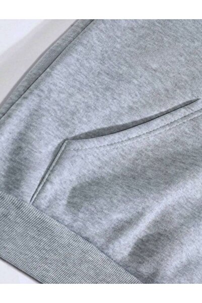 SAJA Gray Unisex Hooded Oversize Sweatshirt - Wifey Printed