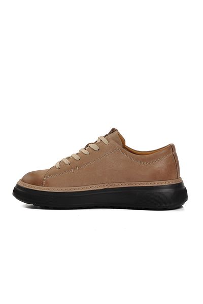 AYAKMOD 396149 Ανδρικά παπούτσια casual - Kum Nubuck γνήσιο δέρμα