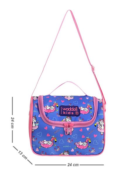 Waddell Licensed Striped Unicorn Patterned Lunchbox