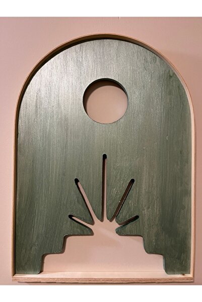 CIGILWOOD WALL SUN Ahşap Bohem Tablo