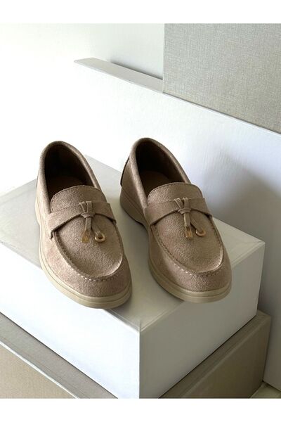OVboti Shoes Pudra Loro Suede Moccasin