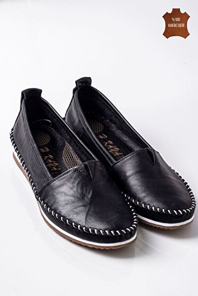 MY DERİ BARVEY ( %100 ) HAKİKİ DERİ RAHAT KADIN BABET 1298