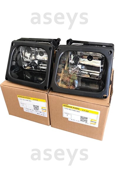 SERKAR Fiat Tipo Sağ Ve Sol Sis Farı Tipo Sis Lambası (2 ADET AMPUL HEDİYELİ)