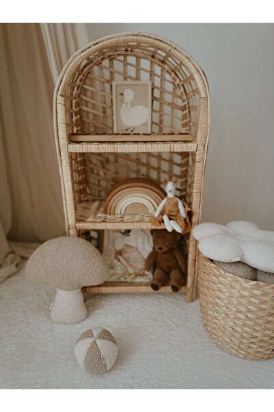 bohemoon Teddy Çıngıraklı Topum Bej - Krem (12 cm)