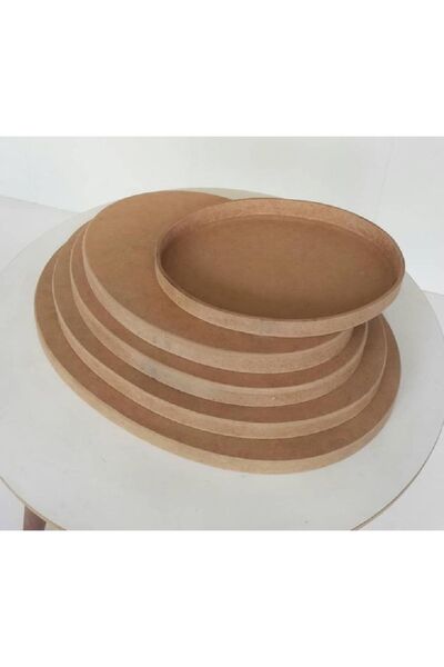 Altınyapı Hobi Market 5'Lİ  DERİN OVAL DUVAR PANOSU MDF
