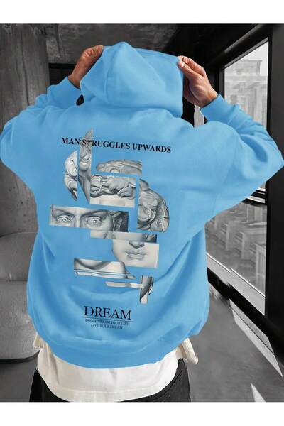 bellanova Φούτερ Unisex Oversize με στάμπα