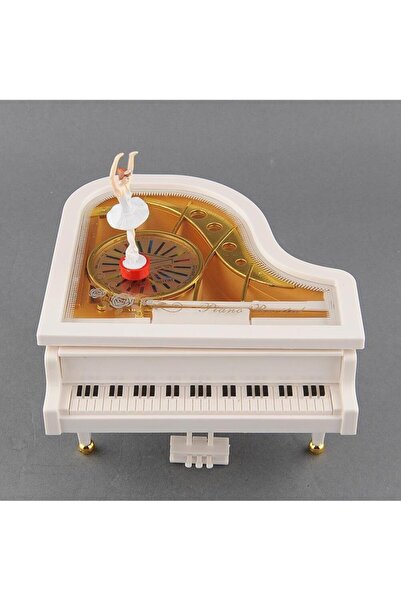 Nostaljik Lezzetler Piyano Müzik Kutusu Dans Eden Balerinli Kurmalı Müzik Kut...