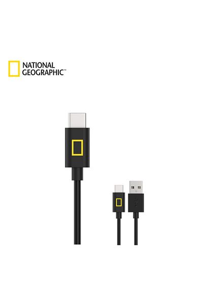 NATIONAL GEOGRAPHIC 1.2M Basic C-Type Cable - Black