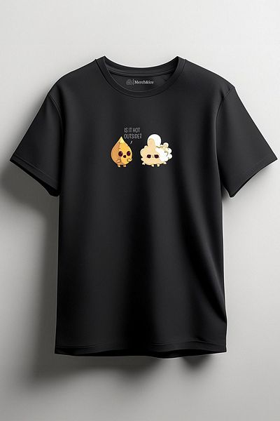 SM Satranç Medya Μπλουζάκι Unisex Hot Corn Printed - Είναι ζεστό έξω