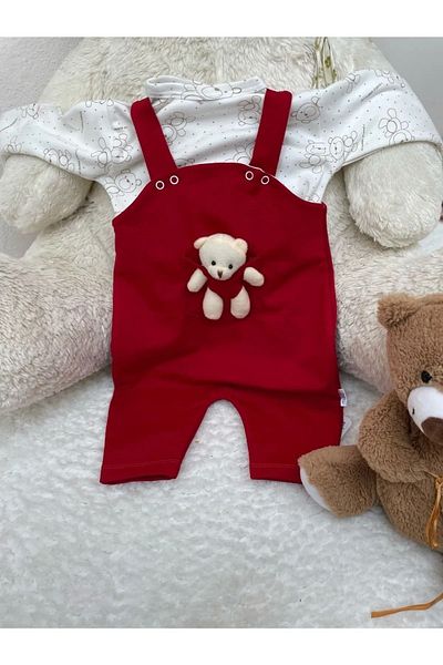 million babies Cute Teddy Bear Detailed Seasonal Baby Outfit 0-3 Months 3-6 Months 6-9 Months Baby Set