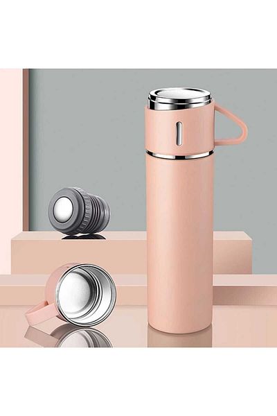 BSM HOME THERMOS WITH 3 CUPS