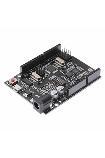 Genel Markalar Arduino Uno R3 Wifi Esp8266 Ch340 Micro Usb 32mbit Kablosuz Internet Kod Geliştirme Eğitim Kartı