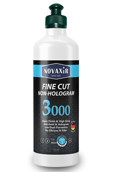 novaxir 4’lü PASTA CİLA SET, 500 mL KALIN, ORTA, İNCE PASTA-, CARNAWAX BOYA KORUMA NvPSET500