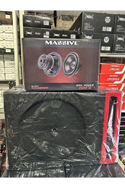 Massive Ms-Tko12 SPL ÖZEL LİTRELİ KABİNLİ DEPREM ETKİSİ YIKIM GÜCÜ 2000WATT 8...