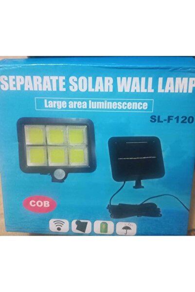 Dalian Home Güneş Enerjili Hareket Sensörlü Solar Lamba 120 LED Ayrılabilir Duvar Lambası Kumandalı