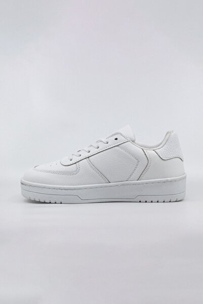 MAKRAS EXCLUSIVE Casual δερμάτινα αθλητικά παπούτσια (λευκά)