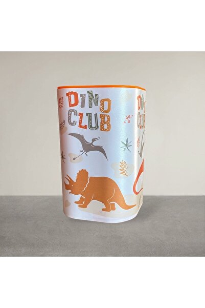 Dore Voir Pușculiță deschisă din plastic dur portocaliu de 11,5 cm