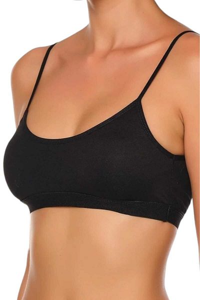 Tezzgelsin Half Athlete Bustier - Γυναικείο σουτιέν με λεπτές τιράντες σετ 3 τεμαχίων