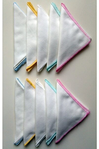 Genel Markalar Tüm Cilt Tipleri Pamuk 10'lu Erkek Bebek Ağız Mendili Cm Ebatlardadır Standart 10 10'lu