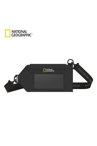NATIONAL GEOGRAPHIC Waterproof Mobile Slim Cross Bag - Black