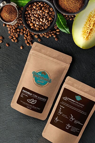 Tarihi Yarımada Kahvecisi Kavunlu Türk Kahvesi 250 Gr,taze Çekilmiş, Orta Kav...