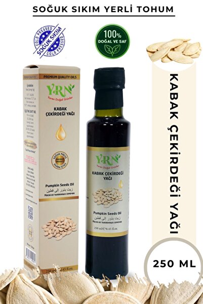 Yaren Doğal Ürünler Doğal Kabak Çekirdeği Yağı ( 250 Ml ) Soğuk Sıkım Saf Yer...