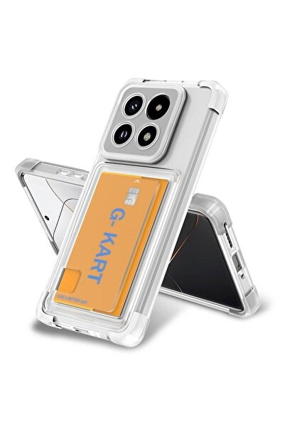 HANPORIUM Infinix Note 40 Pro Kılıf Darbe Emici Köşe Korumalı Kartlıklı Cüzdanlı Silikon Kapak