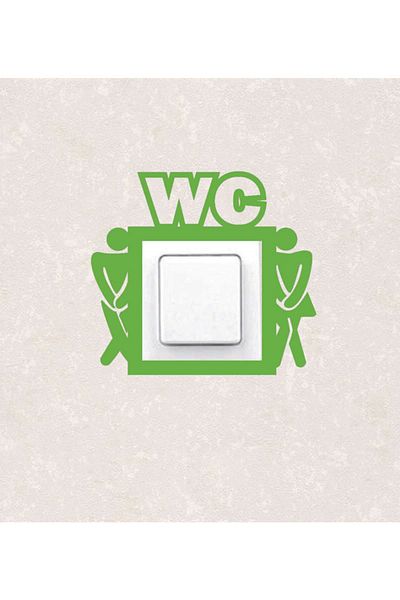 BLgrup 2100-y Wooden Decorative Switch Socket Frame Green Single WC