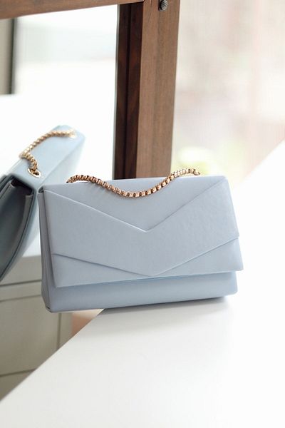 Moom Bag Γυναικεία Baby Blue τσάντα ώμου φακέλου