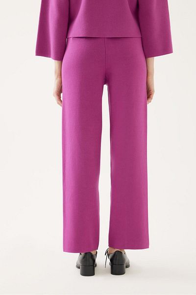 Exquise Elastic Waist Knitwear Trousers