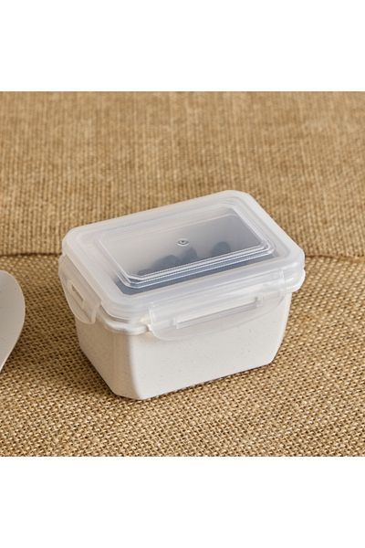 Home Box Rice Husk Food Container - 10.3x7.5x5.7 cm