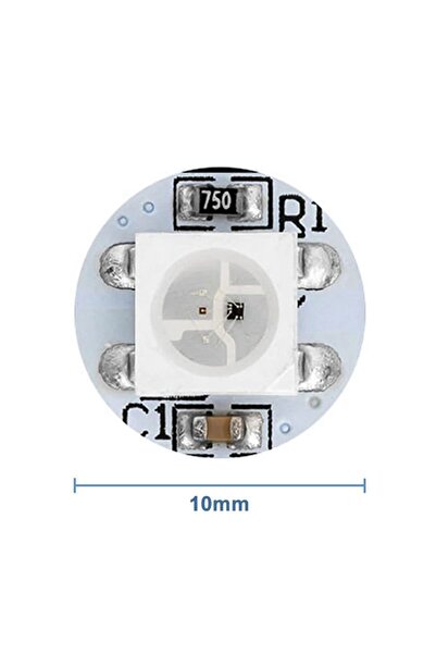Genel Markalar 1 Bit Neopixel Ws2812b 5050 Rgb Led Modül 5050 Adreslenebilir ...