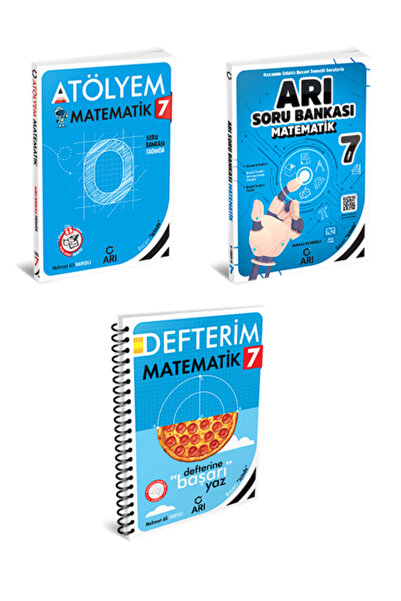 Arı Yayıncılık Arı Yayınları 7. Sınıf Matematik Seti ATÖLYEM-SORU BANKASI-DEF...