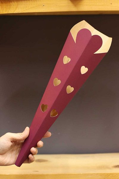 demontecraft Flower bouquet kraft bag in a pack of 25