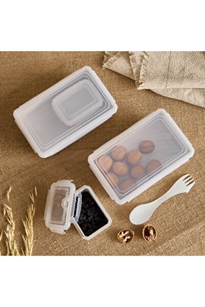 Home Box Rice Husk Food Container - 10.3x7.5x5.7 cm