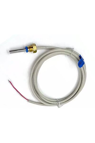 Genel Markalar Pt1000 Sıcaklık Sensörü 0c/105c Çelik Isı Probu 1.5 Metre Ip68...