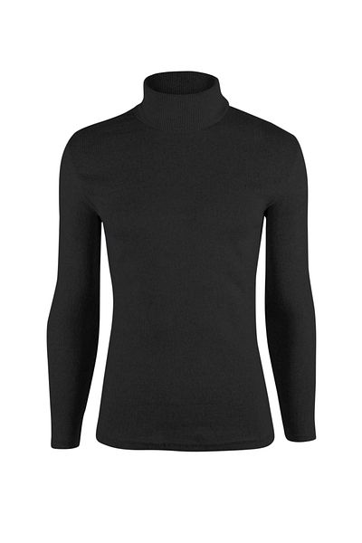 Terapi Men Men's Anthracite Turtleneck Throat Slim Fit Sweater